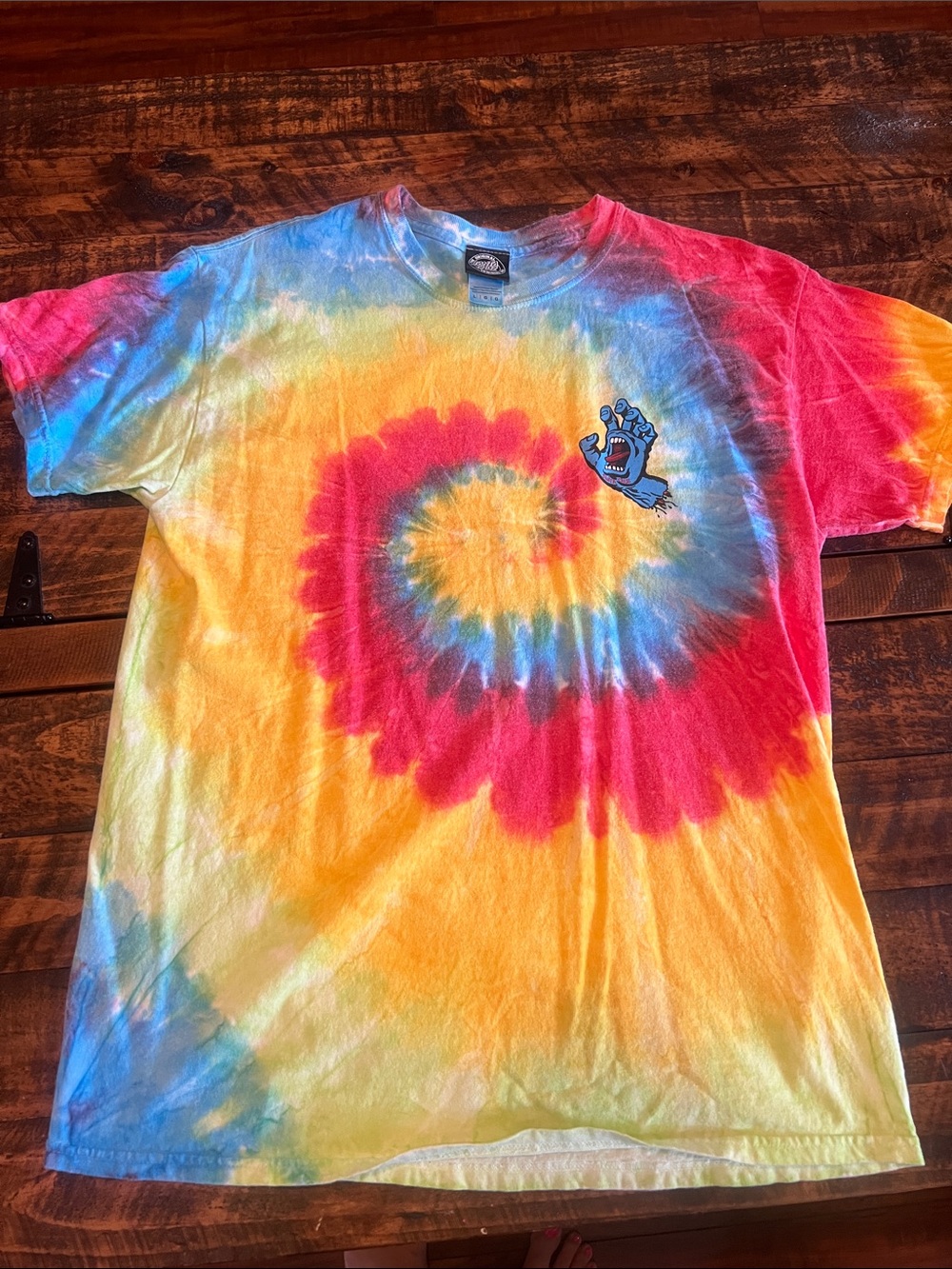 Santa Cruz tie dye tshirt